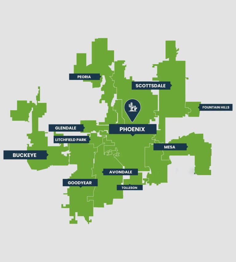 Phoenix AZ Map